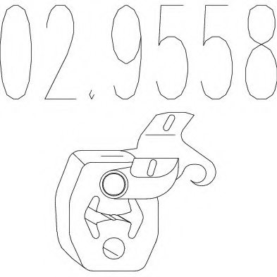 MTS 02.9558 Rubber Buffer, silencer